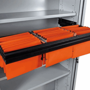 Uittrekbaar hangmappenframe tbv roldeurkast 120cm breed