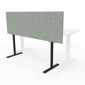 Akoestische bureaudivider rondom gestoffeerd