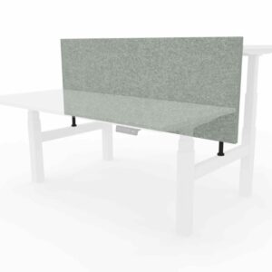 Akoestische tussenwand rondom gestoffeerd